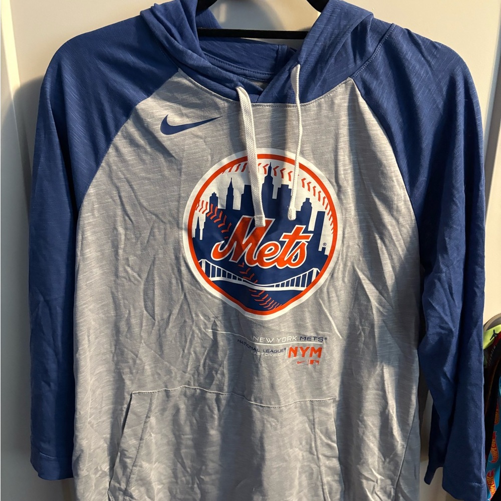 Nike New York Mets 3/4 Sleeve Hoodie